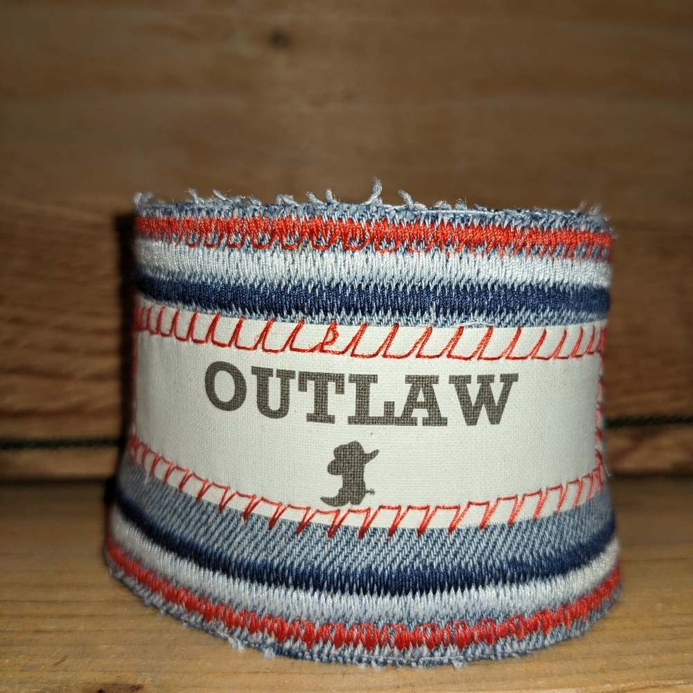 OUTLAW Bracelet Cuff One of a Kind HANDCRAFTED